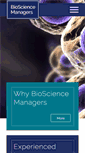 Mobile Screenshot of biosciencemanagers.com
